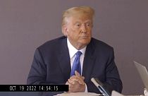 Vídeo com interrogatório a Trump, gravado em outubro, foi agora divulgado