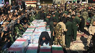 Az avházi merénylet áldozatainak temetése