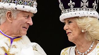 O rei Carlos III e a rainha Camila