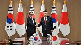 aponya Başbakanı Kişida Fumio, Güney Kore Devlet Başkanı Yoon Suk-yeol'la görüştü