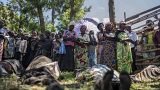 Families mourn the victims of the devastating floods in the Democractic Republic of Congo's South Kivu region