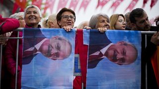 تجمع انتخابي كمال كيليتشدار أوغلو مرشح التحالف الوطني للرئاسة التركية في تكيرداغ، تركيا