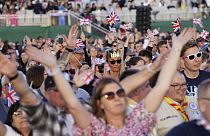 La foule se réunissait à Windsor pour un grand concert (07/05/2023)