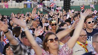 La foule se réunissait à Windsor pour un grand concert (07/05/2023)