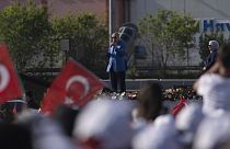 Comizio del presidente turco Recep Tayyip Erdogan 