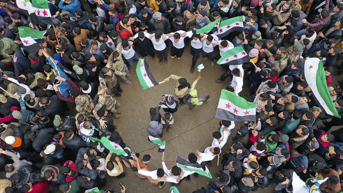 المعارضة في إدلب تحتفل بالذكرى 12 لبدء "الثورة" 15 آذار/ مارس 2023
