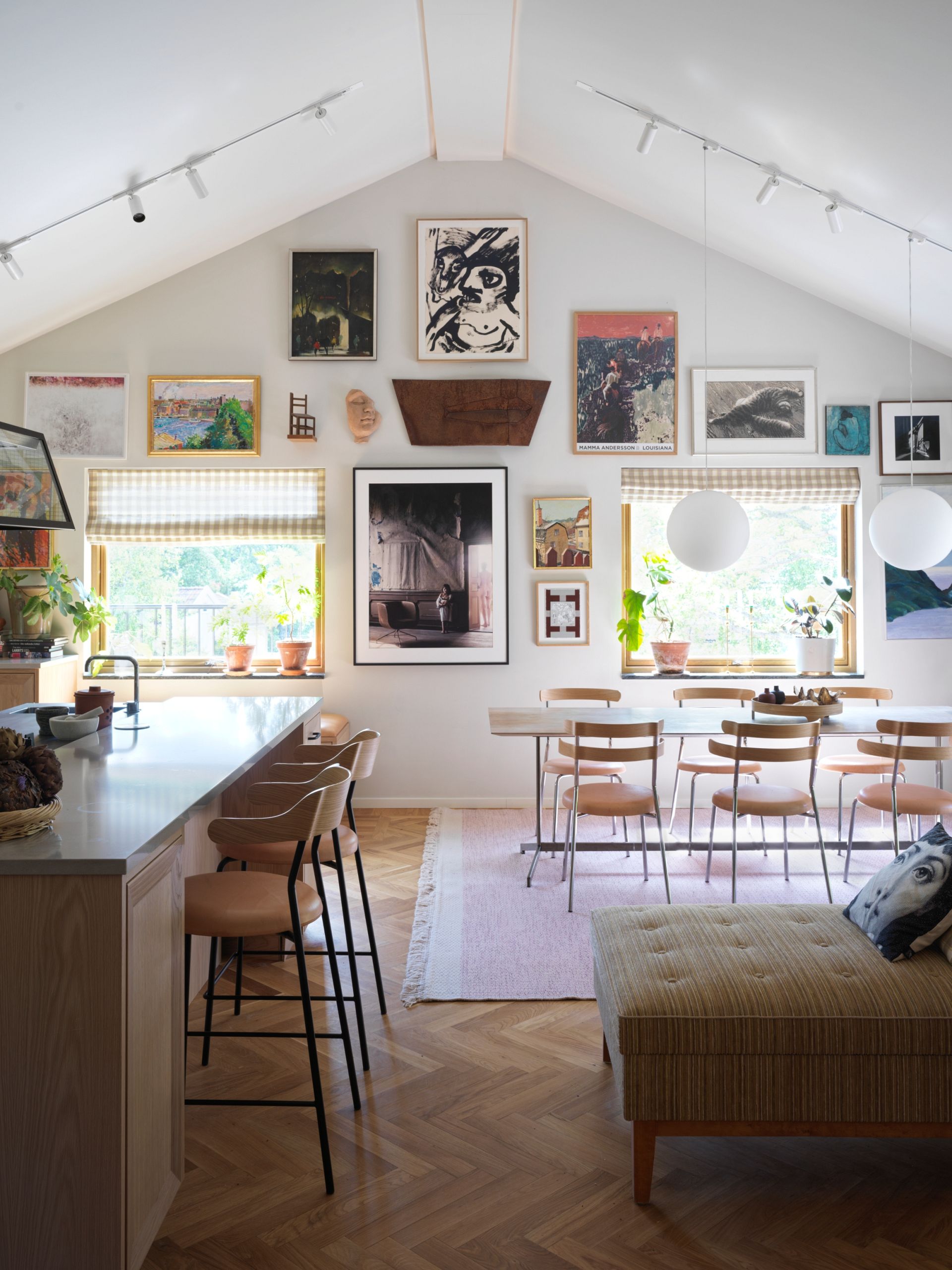 Image showcasing Colorful Swedish Apartment Still Has Original Details | Apartment Therapy