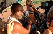 Спасенный водитель автоцистерны в Кении