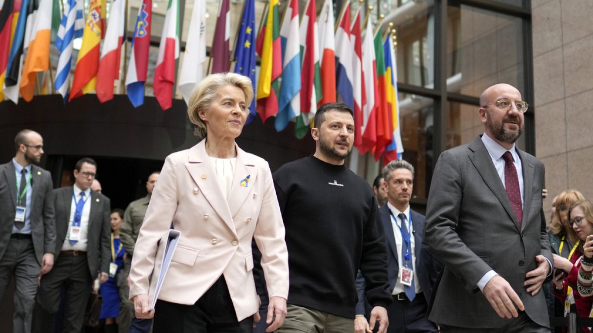 Европейские лидеры участвуют в праздновании Дня Европы в Киеве (9 мая 2023 г.)