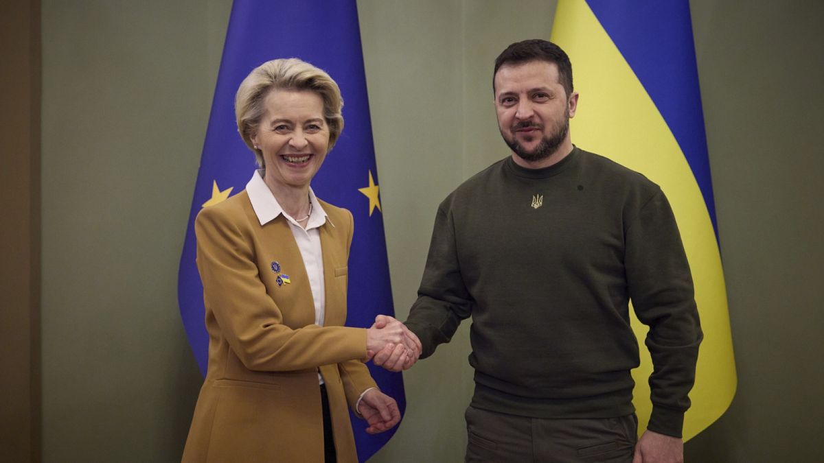 Februári felvétel, a Bizottság elnöke legutóbb akkor járt KIjevben