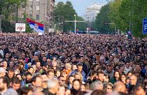 تظاهرات در بلگراد، پایتخت صربستان