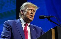 Donald Trump habla en la Convención de la Asociación Nacional del Rifle en Indianápolis el pasado 14 de abril 