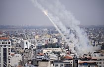Dutzende Raketen wurden auf Israel abgefeuert.