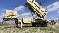 ARQUIVO - Lançador móvel de mísseis Patriot do Exército dos EUA em Fort Sill, Oklahoma