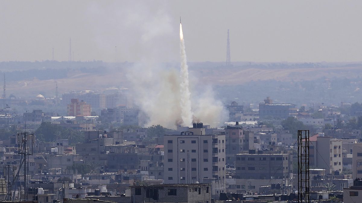 حمله راکتی از نوار غزه به سمت اسرائیل