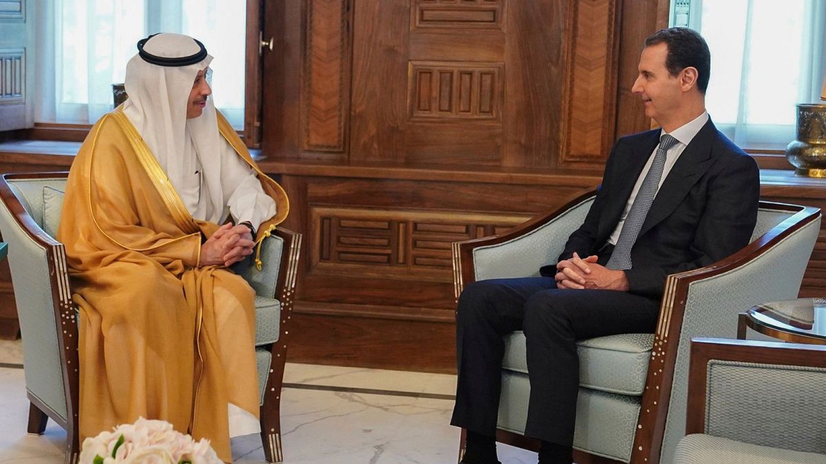 دیدار سفیر عربستان در اردن با بشار اسد