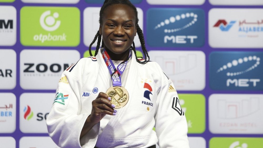 VIDEO : France’s Clarisse Agbegnenou secures sixth World Championship gold
