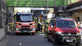 Two dozen people, many of them schoolchildren, were injured when a temporary pedestrian bridge collapsed in the southern Finnish city of Espoo on Thursday, May 11, 2023