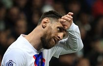  Paris Saint-Germain's Argentine forward Lionel Messi during an April match. New evidence shows that climate change could be tough on shorter players.
