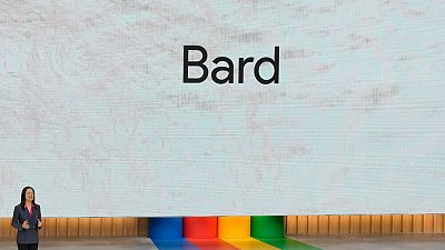 Sissie Hsiao speaks about Bard at a Google I/O event in Mountain View, Calif., Wednesday, May 10, 2023. 