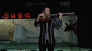 Le 6e festival international de musique et de danse folklorique, à Shusha, en Azerbaïdjan.
