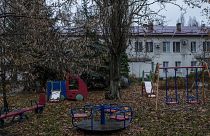 Elhagyott gyermekotthon a dél-ukrajnai Herszonban