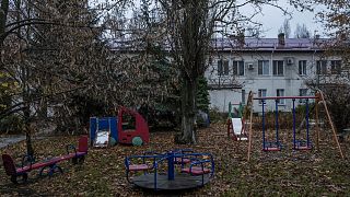 Elhagyott gyermekotthon a dél-ukrajnai Herszonban