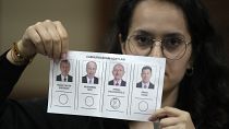 خلال عملية فرز الأصوات في إسطنبول 