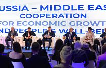 حضور وزیر توسعه اقتصادی روسیه و هیئت همراه در همایش سرمایه‌گذاری ابوظبی
