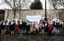 مسيرة لبنيامين برير في باريس، فرنسا السبت 8 يناير 2022