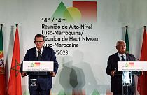 رئيس الوزراء المغربي عزيز أخنوش مع نظيره البرتغالي أنطونيو كوستا