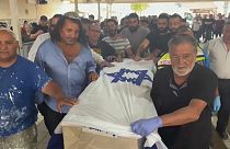 تابوت المواطن الإسرائيلي التونسي الذي قُتل في جربة