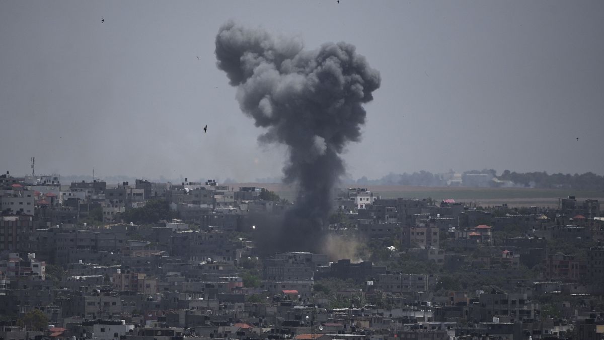 Israelischer Luftschlag auf Gaza Stadt 