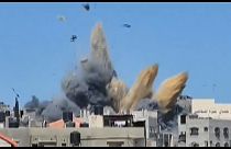 Explosion of a house in northern Gaza