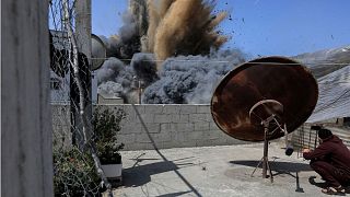 شلیک موشک به غزه