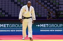 Teddy Riner este sábado durante el mundial de Judo. 