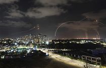 Razzi provenienti da Gaza sulla città israeliana di Ashkelon. (14.5.2023)