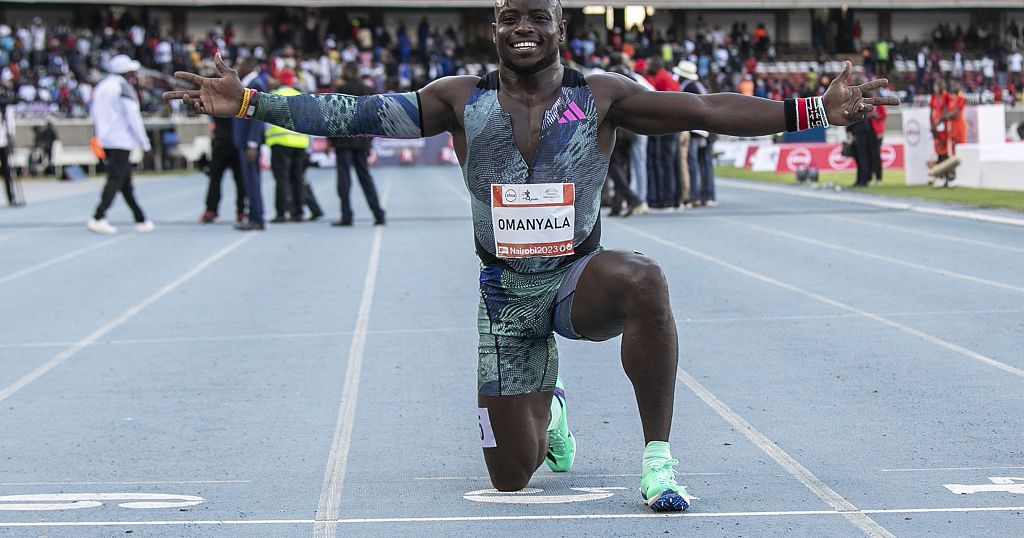 Kenya’s Ferdinand Omanyala sets 100 metre world lead for the year