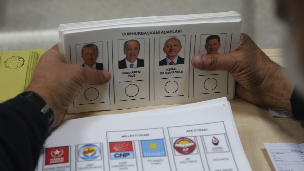 Boletim de voto na Turquia