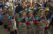 أطفال من التبت