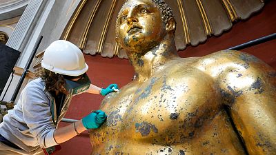 A 2,000-year-old Hercules standing 4 metres tall, is set to shine once more thanks to the skills of Vatican Museum restorers.