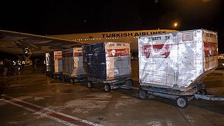 Yurt dışı temsilciliklerinde kullanılan oyları taşıyan uçak Ankara'ya indi