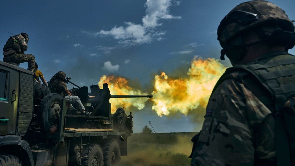 درگیری نیروهای اوکراینی با نظامیان روس در اطراف باهموت