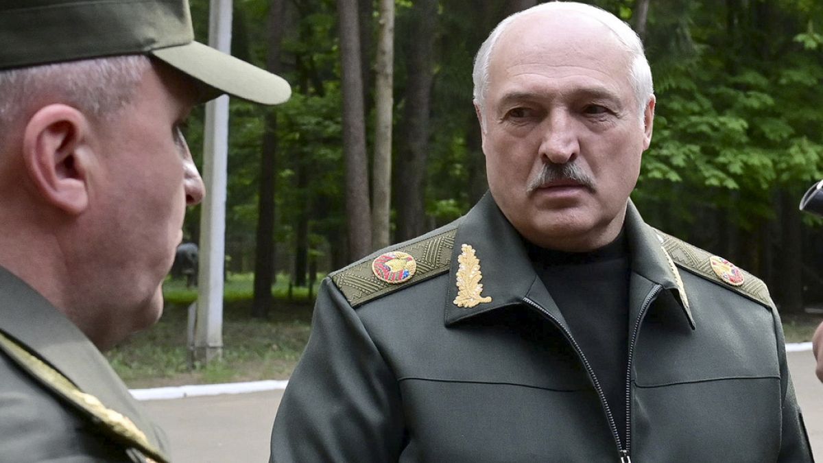 Líder bielorruso Alexander Lukashenko, 15 de mayo de 2023.