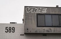 Vice Media's office building is seen in Los Angeles, Monday, May 15, 2023. Vice Media is filing for Chapter 11 bankruptcy protection