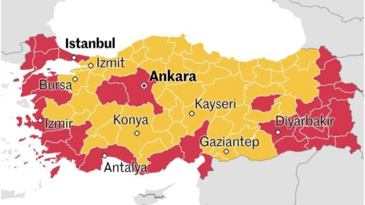 Le Monde gazetesi Türkiye'deki seçimleri anlattığı haberinde Yunan adalarını Türk toprakları olarak gösterdi 