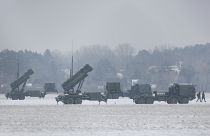 منصات إطلاق صواريخ باتريوت للدفاع الجوي في بولندا 