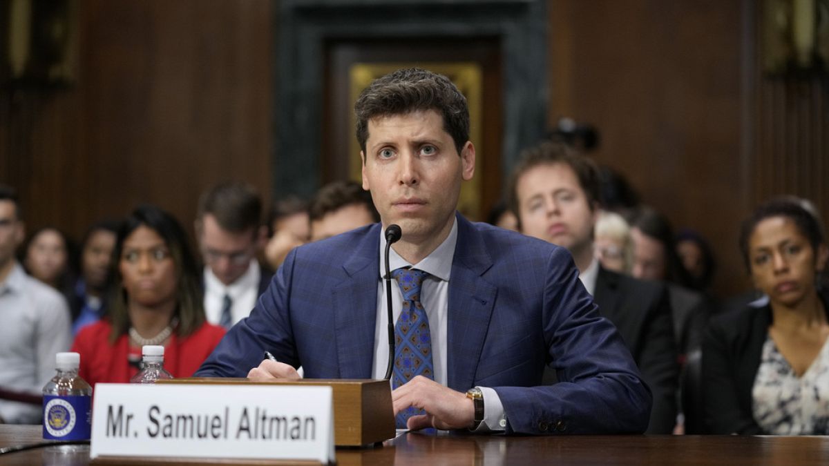 OpenAI CEO Sam Altman attends a Senate Judiciary Subcommittee on Privacy, Technology and the Law hearing on artificial intelligence, Tuesday, May 16, 2023, on Capitol Hill in 