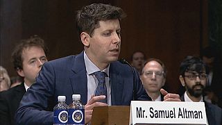 Sam Altman, le patron d'Open AI (ChatGpt), lors de son audition devant le Congrès américain