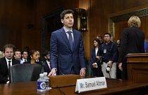 El consejero delegado de OpenAI, Sam Altman, en la audiencia sobre Inteligencia Artificial, el martes 16 de mayo de 2023, en el Capitolio en Washington.